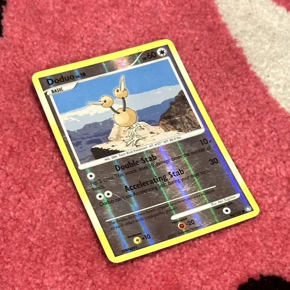 Doduo Reverse Holo #80 – Pokémon Mysterious Treasures – As Pictured
